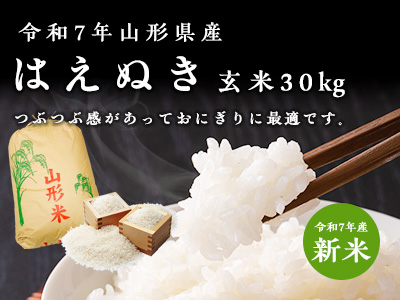 はえぬき玄米30kg